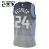 Dres Utah Jazz Walker Kessler Nike 2025-26 City Edition Sivo Swingman - Dječji